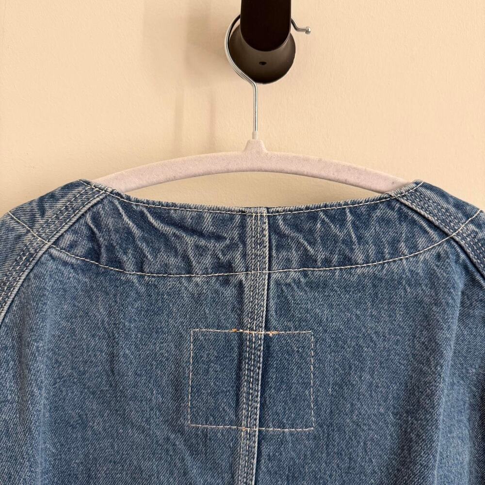 men’s blue denim (“highlights”) LEVI’S union engineer jean jacket / coat [M] - Picture 4 of 5